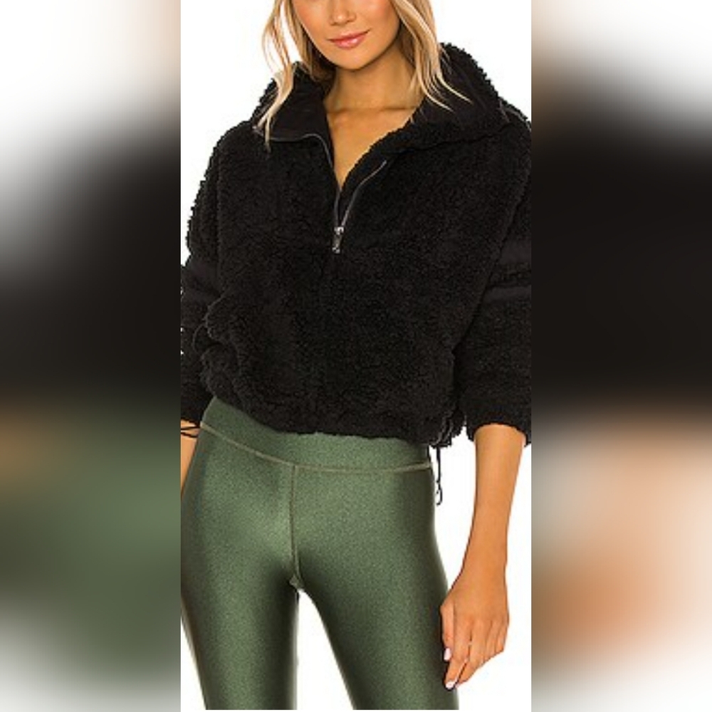 FP Movement by Free People Black Teddy Jacket